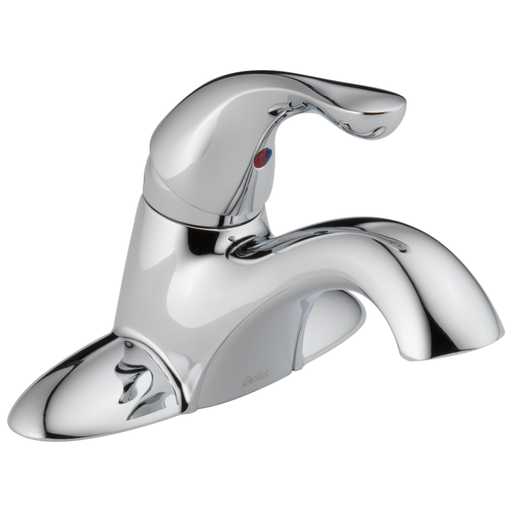 Delta Classic: Single Handle Centerset Bathroom Faucet - Less Pop-Up - Single Handle Lever - Chrome