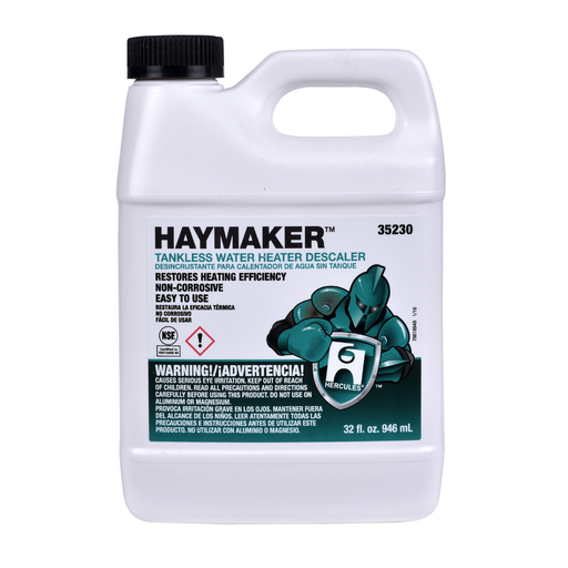 Hercules® 32 oz. Haymaker™ Tankless Water Heater Descaler