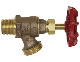 113-33 3/4" MIPS Brass Boiler Drain