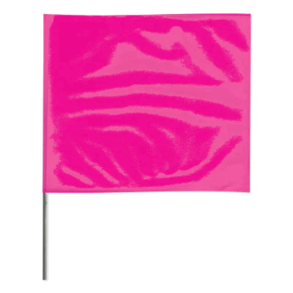 Pink Glo Pin Flag 100Ct Bundle 30 In.