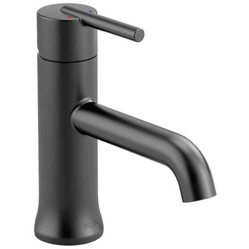 Delta Trinsic: Single Handle Bathroom Faucet - Single Handle Lever - Matte Black