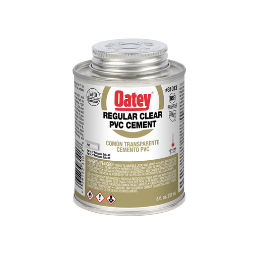 Oatey® 8 oz. PVC Regular Body Clear Cement