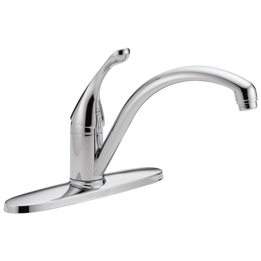 Delta Collins: Single Handle Kitchen Faucet - Single Handle Lever - Chrome
