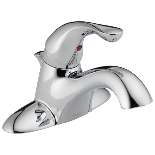 Delta Classic: Single Handle Centerset Bathroom Faucet - Single Handle Lever - Chrome