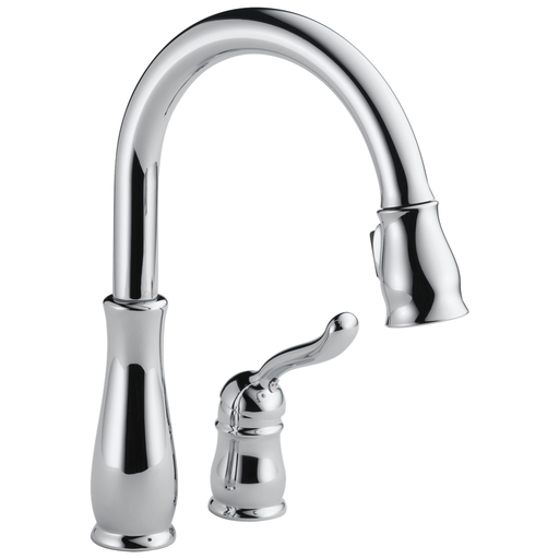 Delta Leland: Single Handle Pull-Down Kitchen Faucet - Single Handle Lever - Chrome
