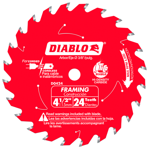 4-1/2 in. x 24 Tooth Framing Trim Saw Blade