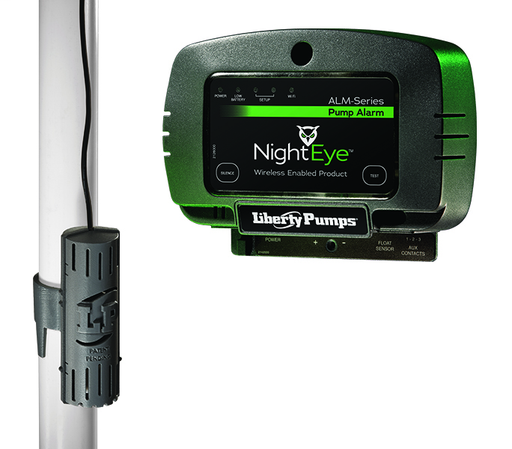 ALM-P1-EYE Alarm, NightEye® wireless enabled Indoor, compact snap-on float, 10' cord
