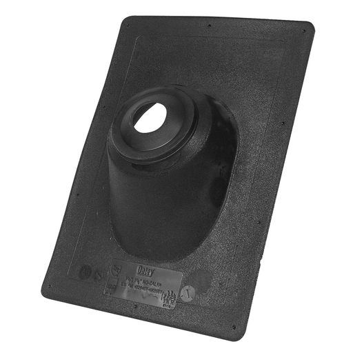 Oatey® 1.25 in. – 1.5 in. Thermoplastic No-Calk 9.25 in. x 13 in. Base Roof Flashing