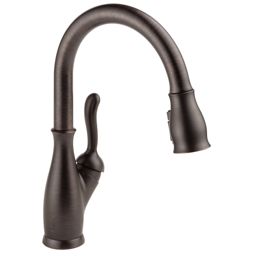 Delta Leland: Single Handle Pull-Down Kitchen Faucet With Shieldspray Technology - Single Handle Lever - Venetian Bronze