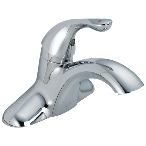 Commercial: Single Handle Centerset Lavatory Faucet - Single Handle Lever - Chrome