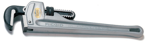 Model 810 10" Aluminum Straight Pipe Wrench, WRENCH, 810 ALUM