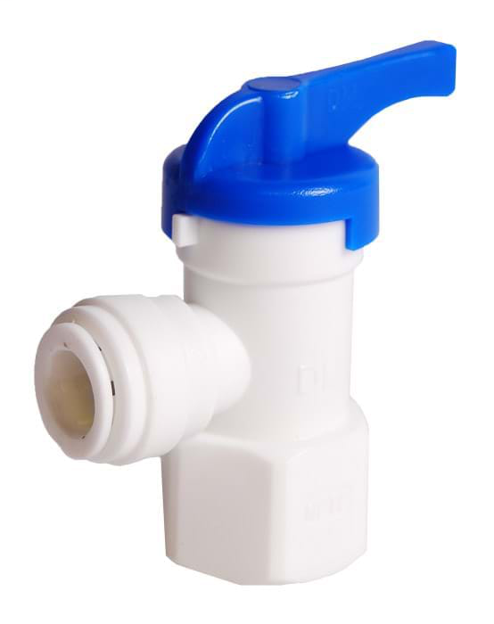 1/4 Miniloc Angle Ball Valve Push