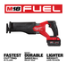 M18 FUEL™ SAWZALL® Reciprocating Saw - 2 Battery XC5.0 Kit