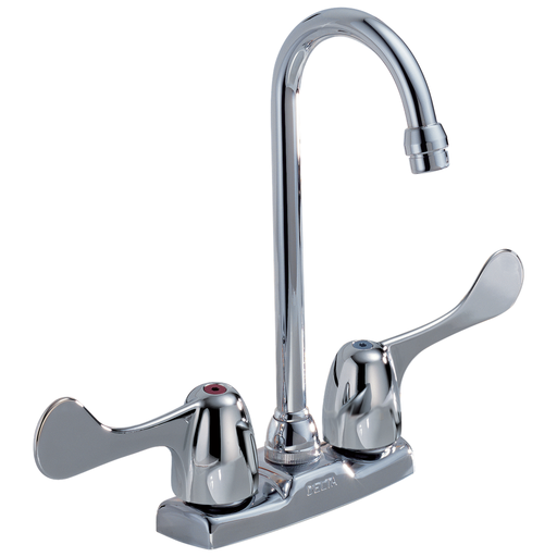 Commercial: Two Handle Blade Bar / Prep Faucet - Two Handle Blade - Chrome