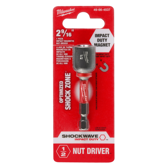 SHOCKWAVE Impact Duty™ 1/2" x 2-9/16" Magnetic Nut Driver