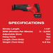 M18 FUEL™ SAWZALL® Reciprocating Saw - 2 Battery XC5.0 Kit