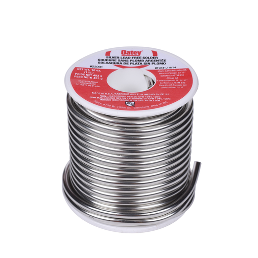 OateyÂ® 1 lb. Silver Lead Free Wire Solder